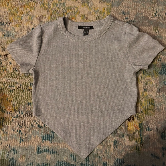 Kids Gray Short Sleeve Top - Picture 1 of 2